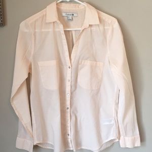 Semi sheer blouse